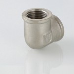 Угольник VALTEC 1/2 внутренняя резьба, 90 градусов, никелированная латунь