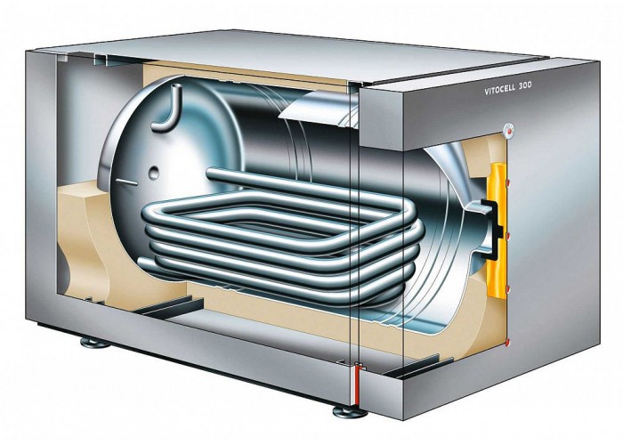 Бойлер косвенного нагрева Viessmann Vitocell 300-H 350 л серебристый 3003628