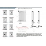 Стальной трубчатый радиатор отопления Rifar TUBOG TUB 2180-06-AN (Антрацит)