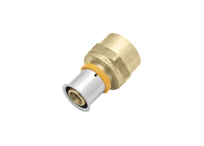 Соеденитель KAN-therm с пресс-кольцом с внутренней резьбой 20x3/4