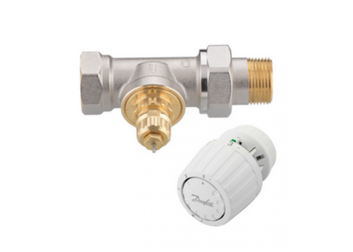 Комплект терморегулятора Danfoss RTR-G/RTR 7090 Ду20, 3/4 прямой