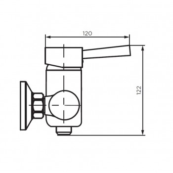 Смеситель для душа Dorff Logic SS D3020000SS