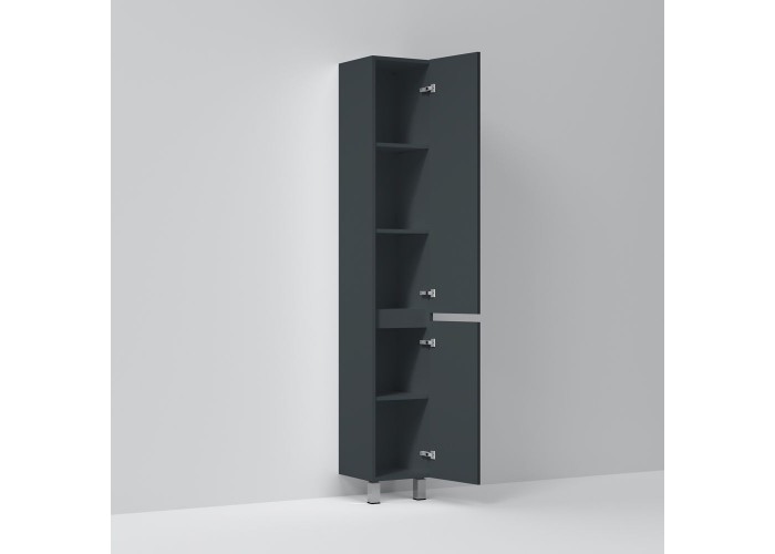 Шкаф-колонна AM.PM Gem S M91CSR0306GM, напольный, правый, 30 см, графит матовый