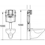 Смывной бачок скрытого монтажа Grohe GD2 38661000