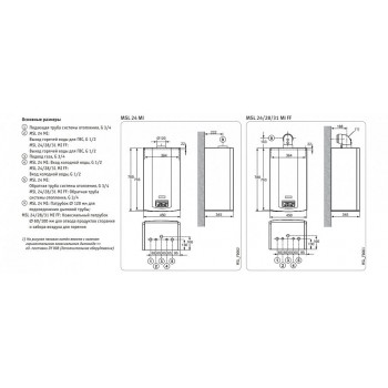 Настенный газовый двухконтурный котёл De Dietrich ZENA PLUS MSL 28 MI FF