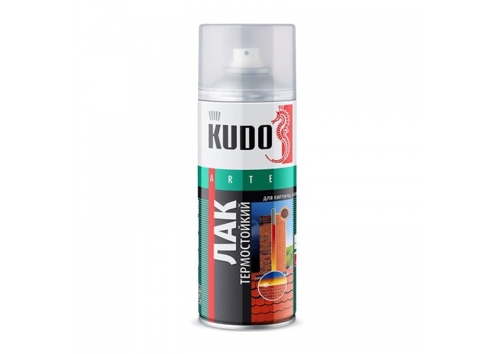 Лак Kudo KU-9006 аэрозольный термостойкий (0,52л)