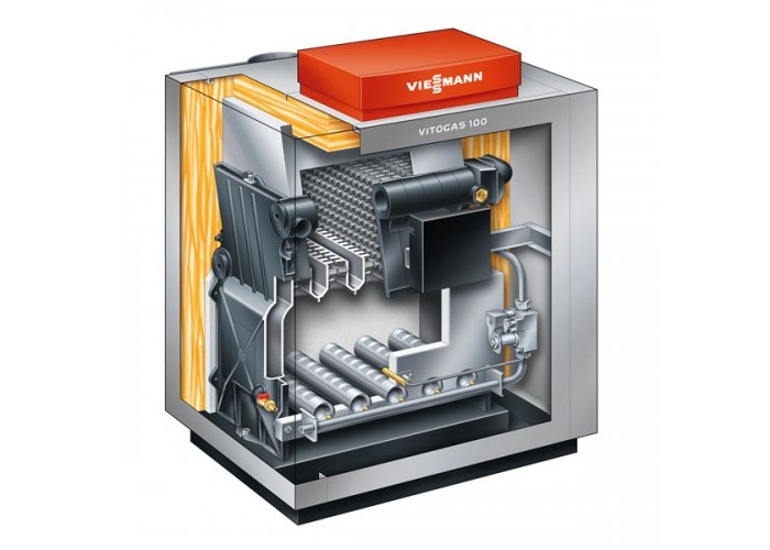Напольный газовый котел Viessmann Vitogas 100-F 60 кВт с Vitotronic 200 Тип KO2B