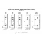 Стальной панельный радиатор Prado 10х500х700