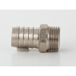 Штуцер для шланга VALTEC 1/2 х 10 мм VTr,650,N,0410 наружная резьба, никелированная латунь
