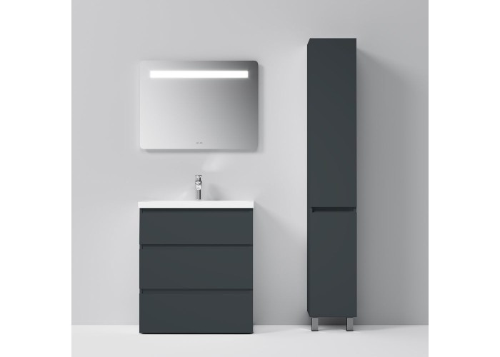 Шкаф-колонна AM.PM Gem S M91CSR0306GM, напольный, правый, 30 см, графит матовый