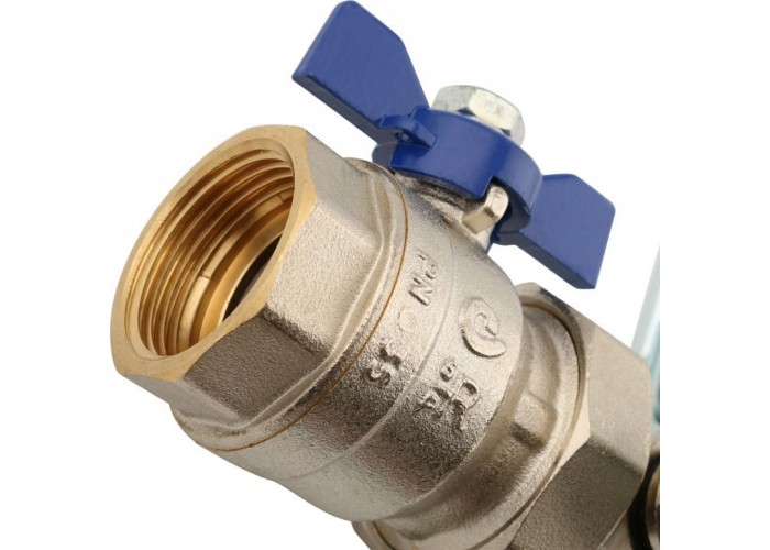 Коллектор Stout распределительный из латуни с расходомерами 1/3/4x3, SMB 0473 000003