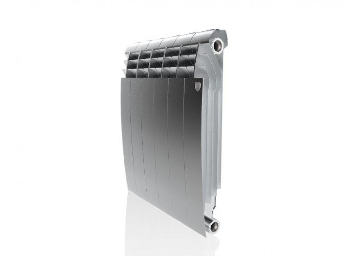 Биметаллический секционный радиатор Royal Thermo Biliner Satin Silver 500 / 6 секций