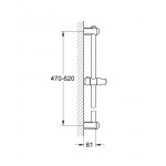Душевая штанга Grohe Euphoria 27499000