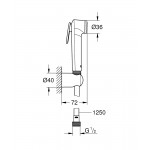 Гигиенический душ Grohe Tempesta-F Trigger Spray 30 27513001