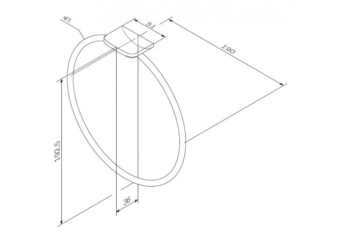 Кольцо для полотенец AM.PM Inspire 2.0 A50A34400