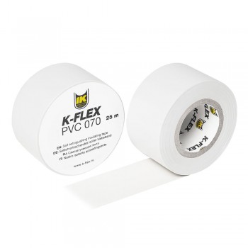 Лента самоклеящаяся K-FLEX 025-025 PVC AT 070, белая