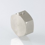 Заглушка VALTEC с ушком для пломбировки 1/2 дюйма ВР, никелированная латунь