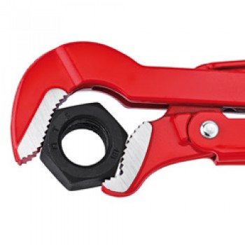 Трубный ключ KNIPEX 1 1/2 , S-образные тонкие губки, d60 мм (2 3/8 ), 420 мм, Cr-V