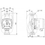 Циркуляционный насос Grundfos Alpha 2 25/60