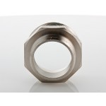 Ниппель VALTEC переходной 1/2 х 3/8 наружная резьба, никелированная латунь