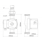 Циркуляционный насос Aquario AC258-180