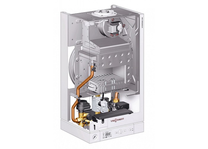 Настенный газовый одноконтурный котел отопления Viessmann Vitopend 100-W A1HB002 U-rlu 29,9 кВт A1HB002