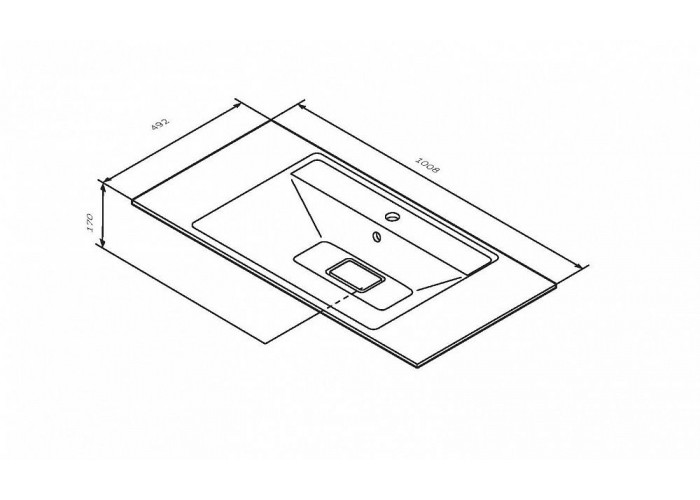 Раковина мебельная AM.PM Inspire 2.0 M50AWPX1001WG