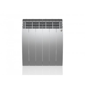Биметаллический секционный радиатор Royal Thermo Biliner Satin Silver 500 / 6 секций Биметаллический секционный радиатор Royal Thermo Biliner Satin Silver 500 / 6 секций