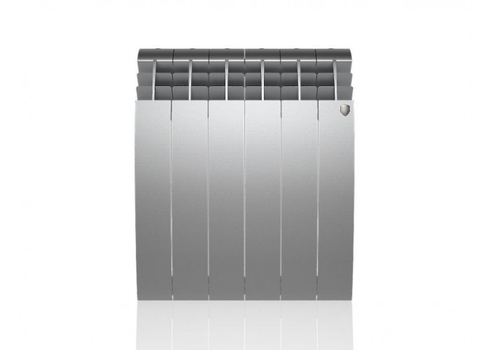 Биметаллический секционный радиатор Royal Thermo Biliner Satin Silver 500 / 6 секций