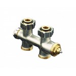 Узел нижнего подключения Oventrop Multiblock T 3/4 прямой, с преднастройкой