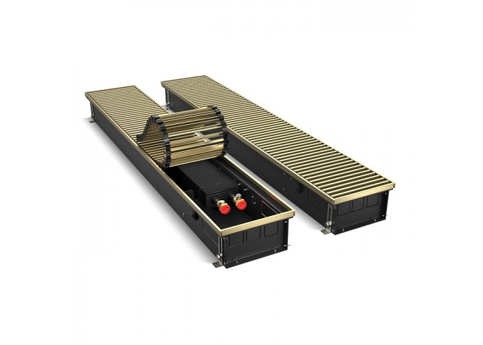 Внутрипольный конвектор с естественной конвекцией Royal Thermo 110/200/1000-DG-U-LB