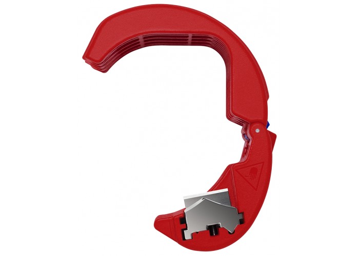 труборез KNIPEX для пластиковых труб и уплотнительных втулок, 20-50 мм / толщина max 2.4 мм, BK