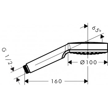 Душевая лейка Hansgrohe Crometta 26331400