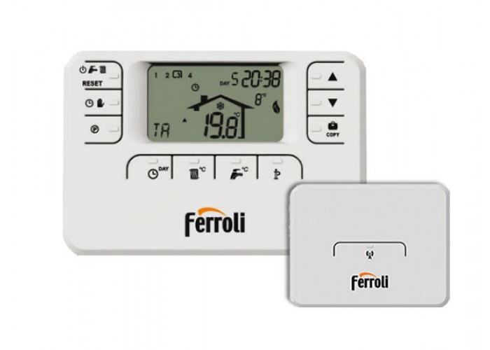 Пульт управления работой котла Ferroli CRM ROMEO W RF