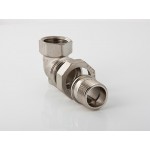 Сгон VALTEC угловой разъемный 1/2 внутренняя-наружная резьба, 90 градусов, никелированная латунь