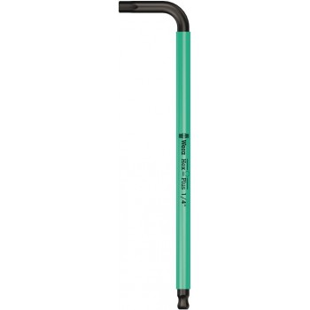 Г-образный ключ WERA 950 SPKL Multicolour с шаром, 1/4 x 185 мм