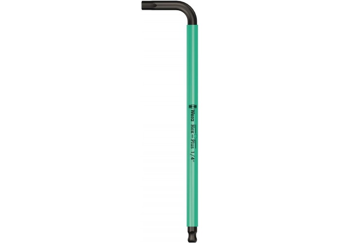 Г-образный ключ WERA 950 SPKL Multicolour с шаром, 1/4 x 185 мм
