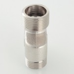 Эксцентрик VALTEC 3/4 x 1/2 x 10 мм наружная резьба, никелированная латунь