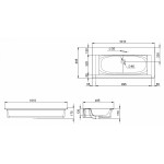Раковина мебельная AM.PM Spirit 2.0 M70AWCC1002WG 100 см, керамическая