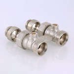 Узел VALTEC для нижнего подключения радиатора универсальный 1/2 х 3/4 дюйма, евроконус