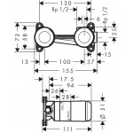 Скрытая часть смесителя Hansgrohe 13622180