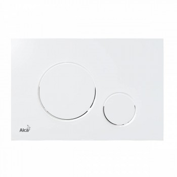Кнопка смыва, пластик, белая Alcaplast M670