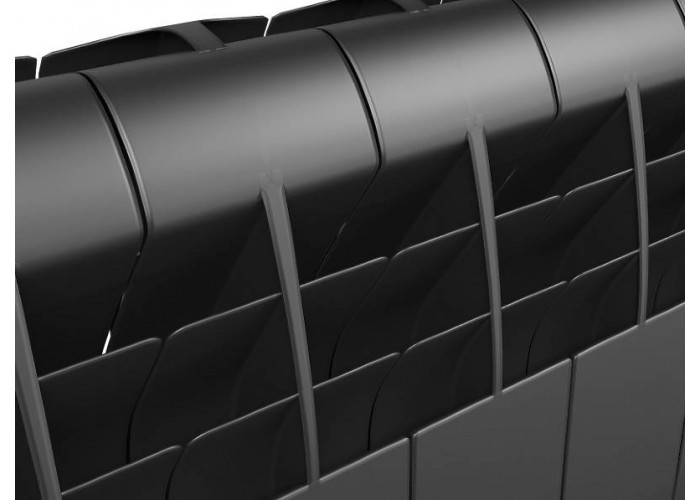 Биметаллический секционный радиатор отопления Royal Thermo Biliner 350 / Noire Sable / 6 секций