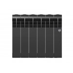 Биметаллический секционный радиатор отопления Royal Thermo Biliner 350 / Noire Sable / 6 секций