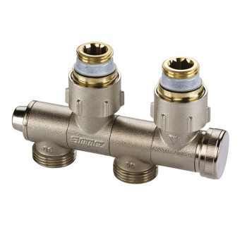 Узел нижнего подключения Flamco U1 c функцией отсечки, слива и заполнения