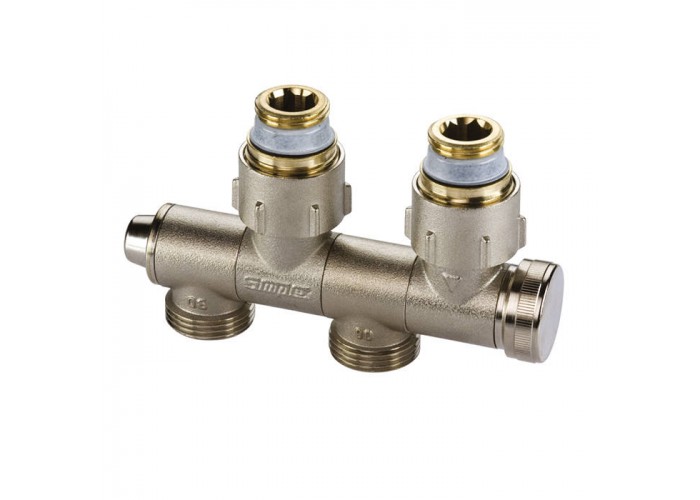 Узел нижнего подключения Flamco U1 c функцией отсечки, слива и заполнения