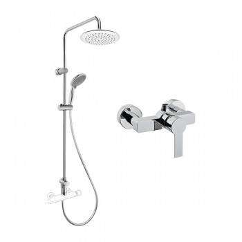 Душевая система Vitra System Rain с Flo S с верхним и ручным душем