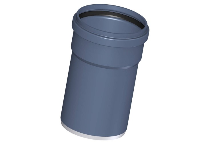 Труба канализационная POLOPLAST POLO-KAL NG с раструбом PKEM DN125 L=150