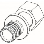 Соединение прямое с накидной гайкой TECE 25 х 3/4 , латунь