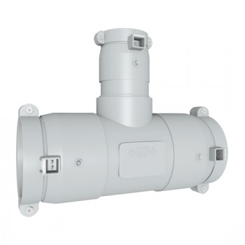Тройник Thermaflex редукционный для электрофузионной сварки GF-T20/16/20